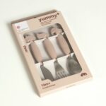Done by Deer|YummyPlus 3-dijelni pribor za jelo - Deer friends Powder - Image 5