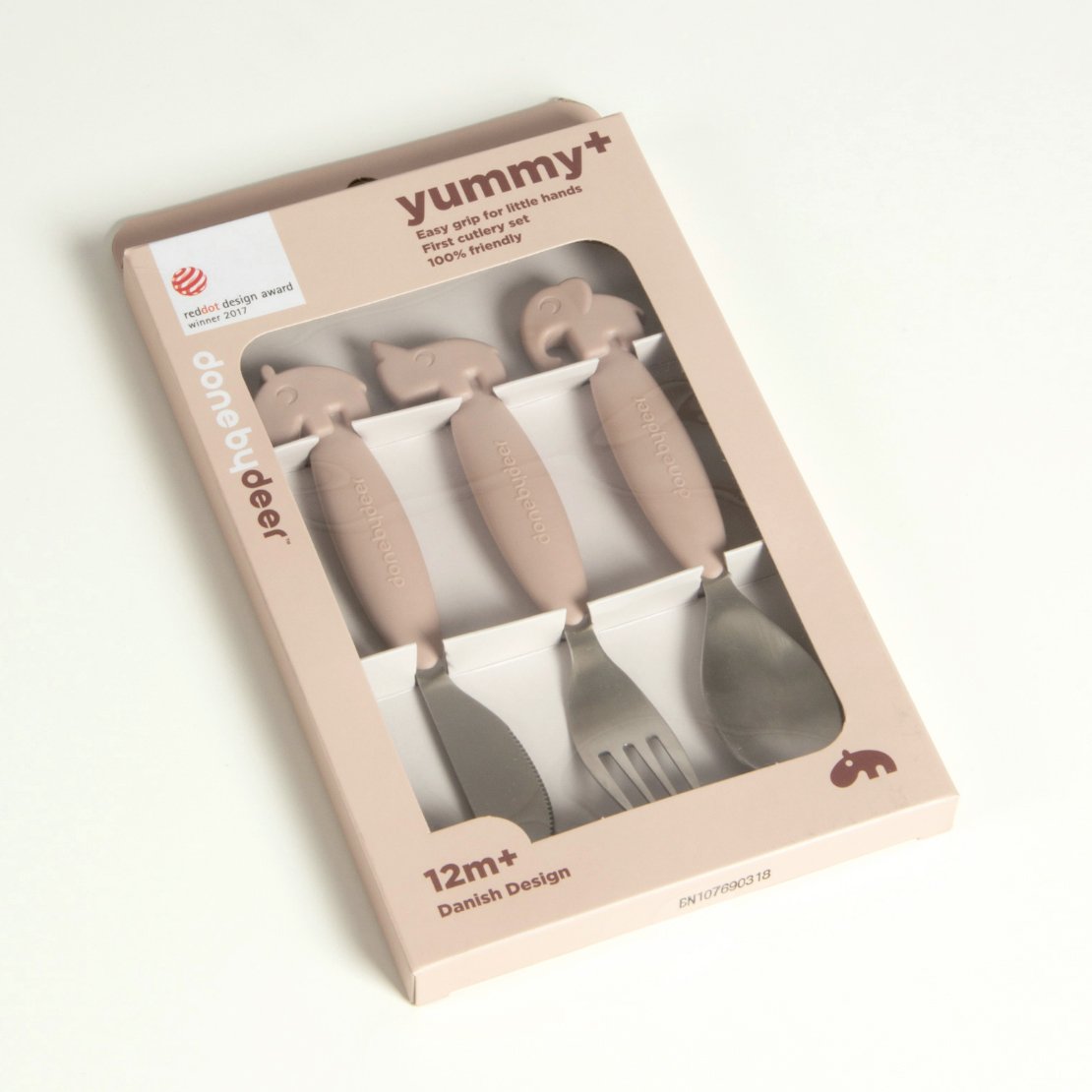 Done by Deer YummyPlus 3-dijelni pribor za jelo - Deer friends Powder - Image 5