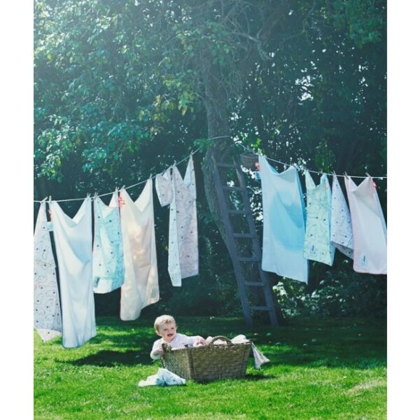 Done by Deer Komplet 2 pamučne pelene 120×120 - Contour Powder - Image 2