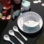Done by Deer|Set od 3 kašikice - Happy dots Grey - Image 3