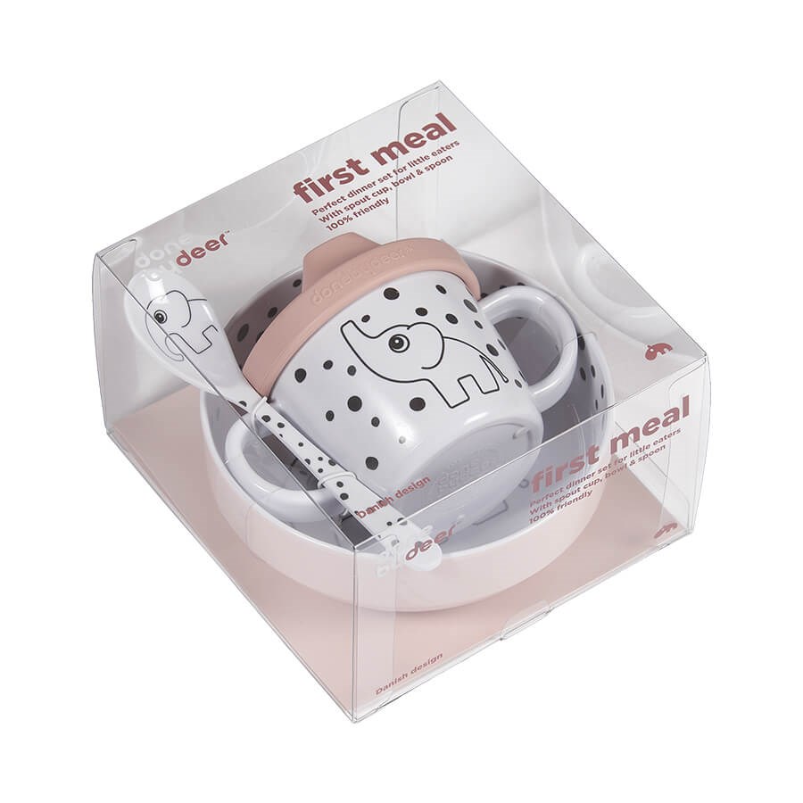 Done by Deer Set za jelo Prvi obrok - Happy dots Powder - Image 3