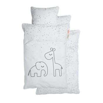Done by Deer｜Posteljina – Dreamy dots White (70×100; 40×45)