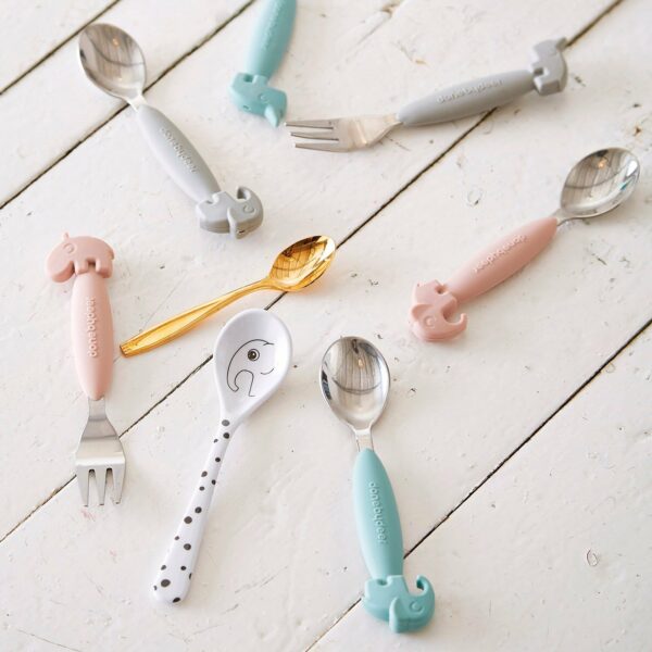 Done by Deer YummyPlus 3-dijelni pribor za jelo - Deer friends Grey - Image 5