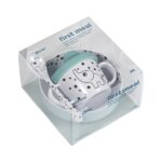 Done by Deer|Set za jelo Prvi obrok - Happy dots Blue - Image 3