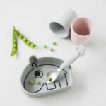 Done by Deer|YummyPlus 3-dijelni pribor za jelo - Deer friends Grey - Image 4