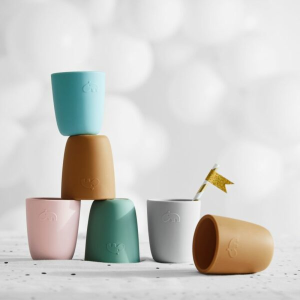 silikon-becher-powder Done by Deer Mini čaša - Blue - Image 4