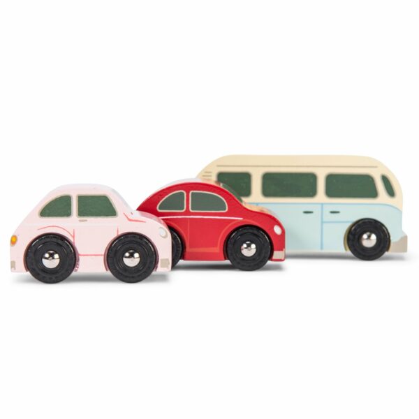 Le_Toy_Van_set_drvenih_autica_retro_metro_cars_&_construction_hb001 Le Toy Van Set drvenih autića - Retro Metro - Image 1