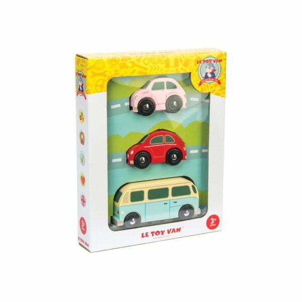 Le_Toy_Van_set_drvenih_autica_retro_metro_cars_&_construction_hb004 Le Toy Van Set drvenih autića - Retro Metro - Image 5