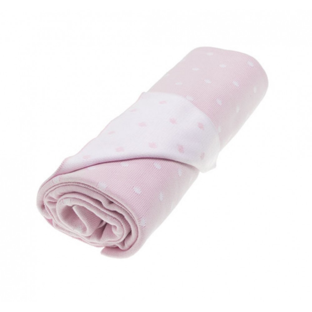 Vinter&Bloom Dekica 100x80 - Dots Pink Rose