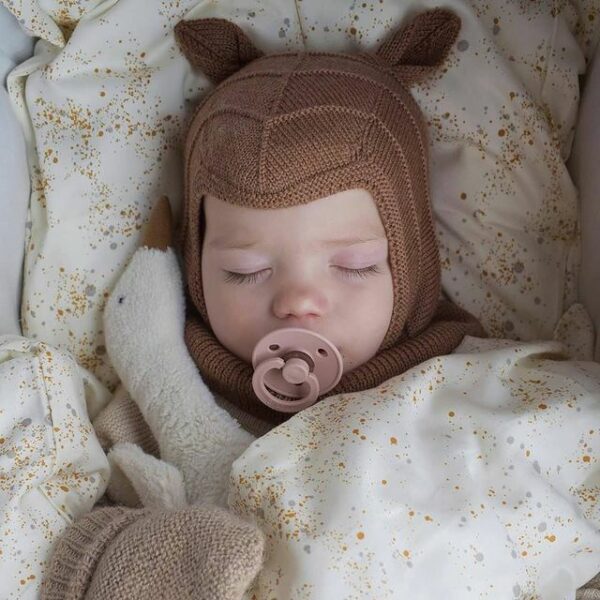 bibs_colour_cucle_dude_hb43 BIBS Peach & Vanilla cucle (0-6m) - 2kom - Image 2