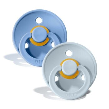 BIBS Sky Blue & Baby Blue cucle (0-6m) - 2kom
