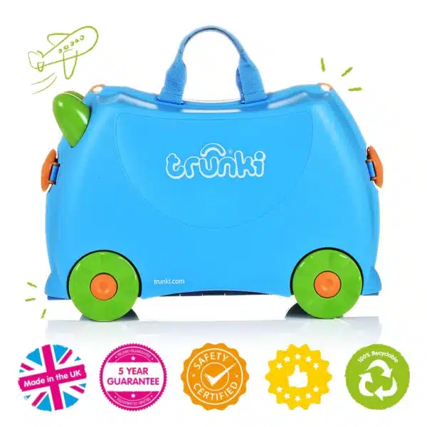 Trunki dječiji kofer 3u1 – plavi Terrance - Image 2