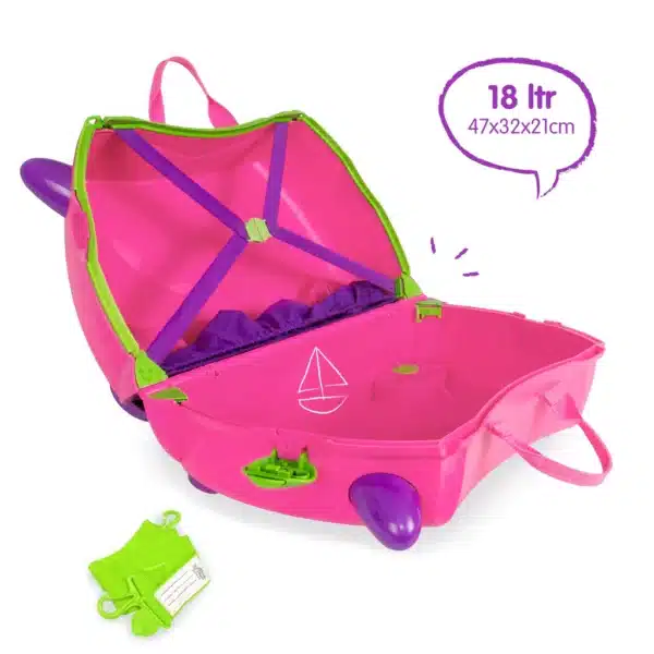 Trixie6_GreenStrap_1024x1024 Trunki dječiji kofer 3u1 – roze Trixie - Image 8