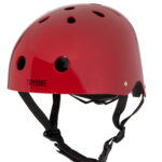 Trybike CoConuts Kaciga za djecu - Ruby Red plain, S