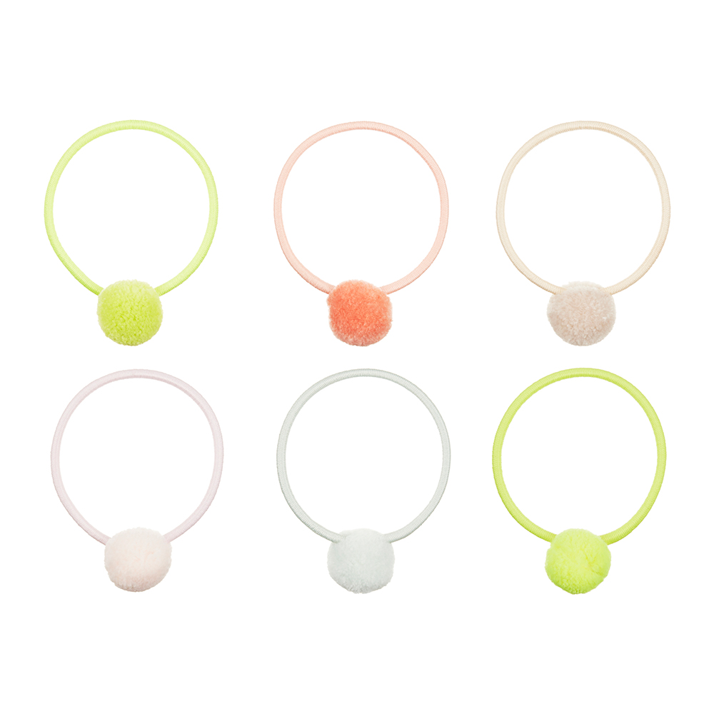 Gumice-za-kosu-PomPom-mini-6komada Mimi and Lula Gumice za kosu Pom Pom mini (6 kom) - Image 1