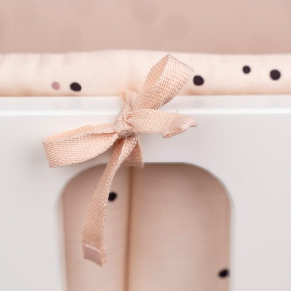 Done by Deer Zaštitna ogradica za dječiji krevetić 360cm – Dreamy dots Powder - Image 3