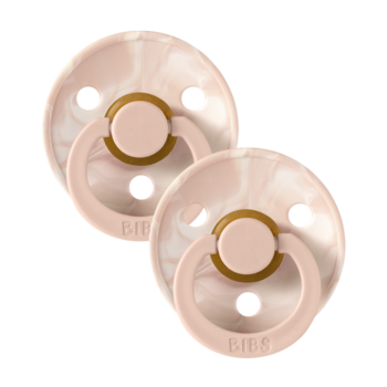 BIBS Tie Dye Blush & Ivory (0-6m) – 2kom