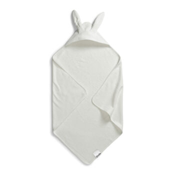 Elodie Peškir s kapuljačom - Vanilla White Bunny