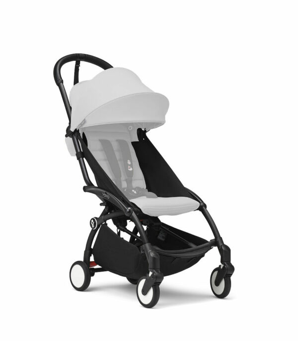 YOYO3_6PLUS_Stone_BlackFrame_3-4_Shadow_A16_eCom Stokke YOYO³ okvir / ram za kolica – Crni - Image 2