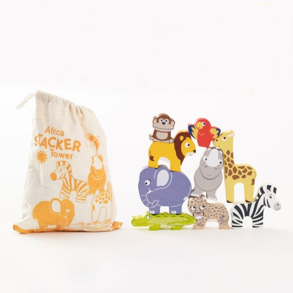 Le Toy Van Drvene životinjice za slaganje Afrika - Image 2
