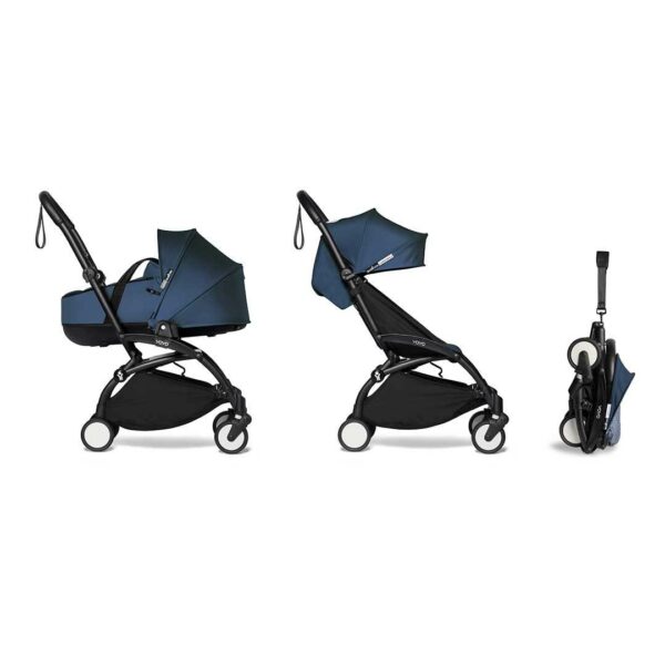 Babyzen Yoyo2 kolica / košara 0+/6+ AirFrance/Navy Blue/Black (GRATIS color pack) - Image 1
