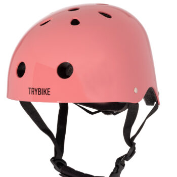 Trybike CoConuts Kaciga za djecu - Jaipur pink plain, S