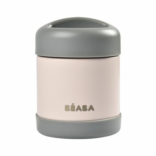 thermo-portion-300ml-dark-grey-light-pink_1_ BEABA Termo posuda 300ml - Roza - Image 4