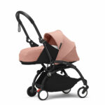 Stokke YOYO³ kolica i sklopiva košara za novorođenčad – Black/Ginger