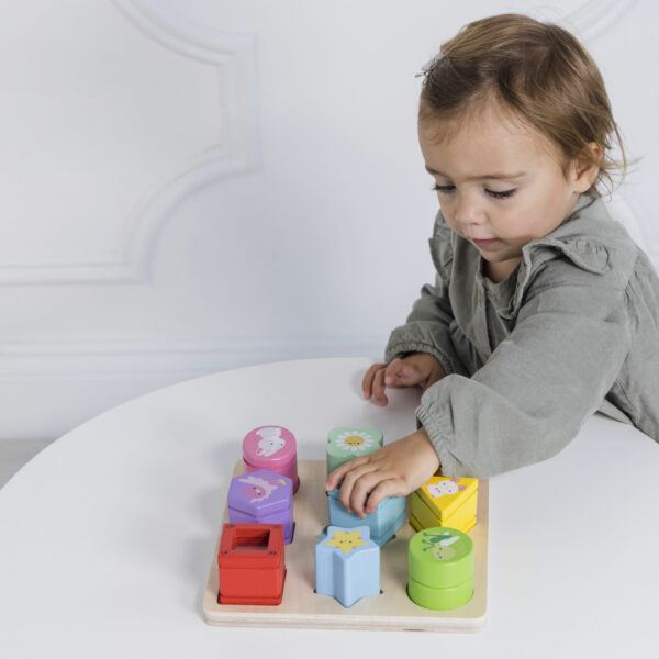 PL089-shapes-puzzle-sensory-cognitive-play Le Toy Van Petilou senzorni oblici - Image 2
