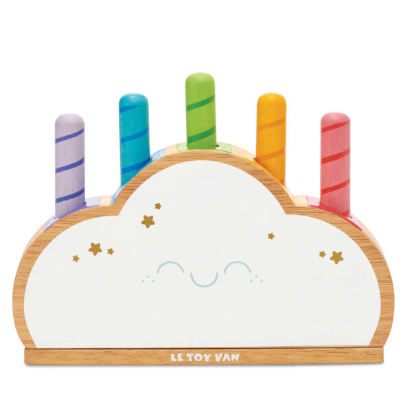 PL133-Rainbow-Cloud-Colour-Pop-Wooden-Toddler-Toy Le Toy Van Drveni oblak sa oprugom - Image 8