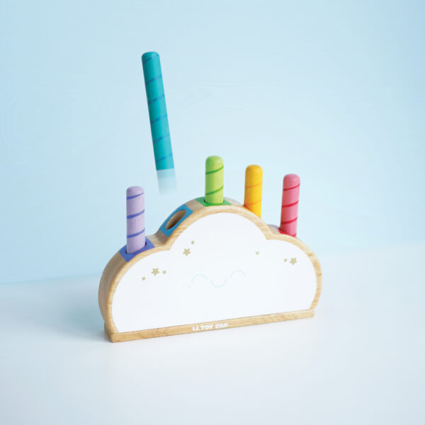 PL133-Rainbow-Colour-Pop-17 Le Toy Van Drveni oblak sa oprugom - Image 6