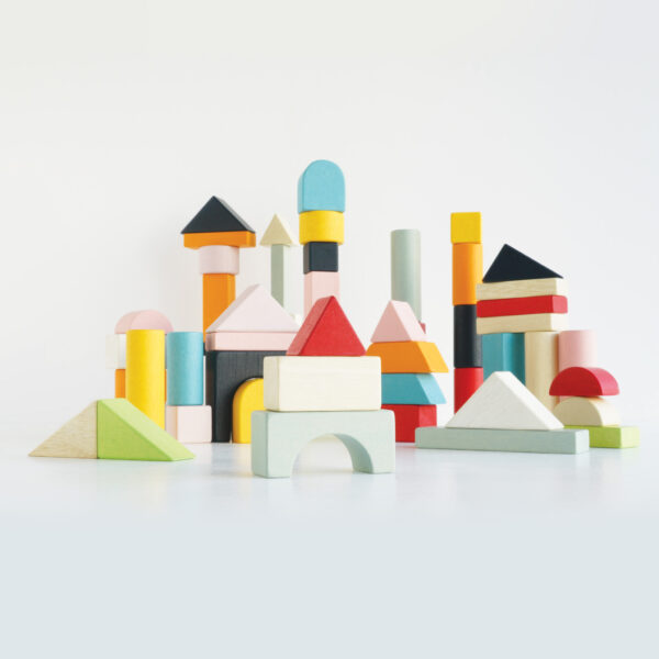 PL135-Building-Blocks-Wooden-Eductional-Stacking-Toy Le Toy Van drvene kocke za gradnju – 60 komada - Image 5