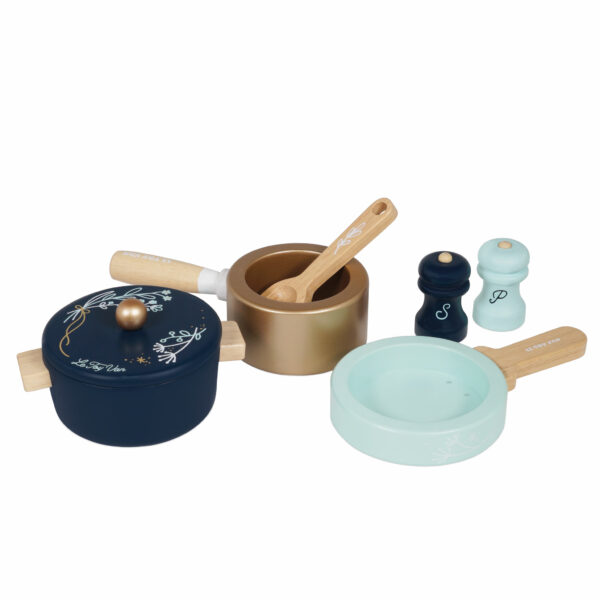 TV301-pots-and-pans-salt-pepper-spoon Le Toy Van Drvene šerpe i tave - Image 6