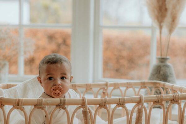 bibs-duda-boheme-peach-3-scaled BIBS Boheme Peach & Woodchuck (6-18m) – 2kom - Image 2