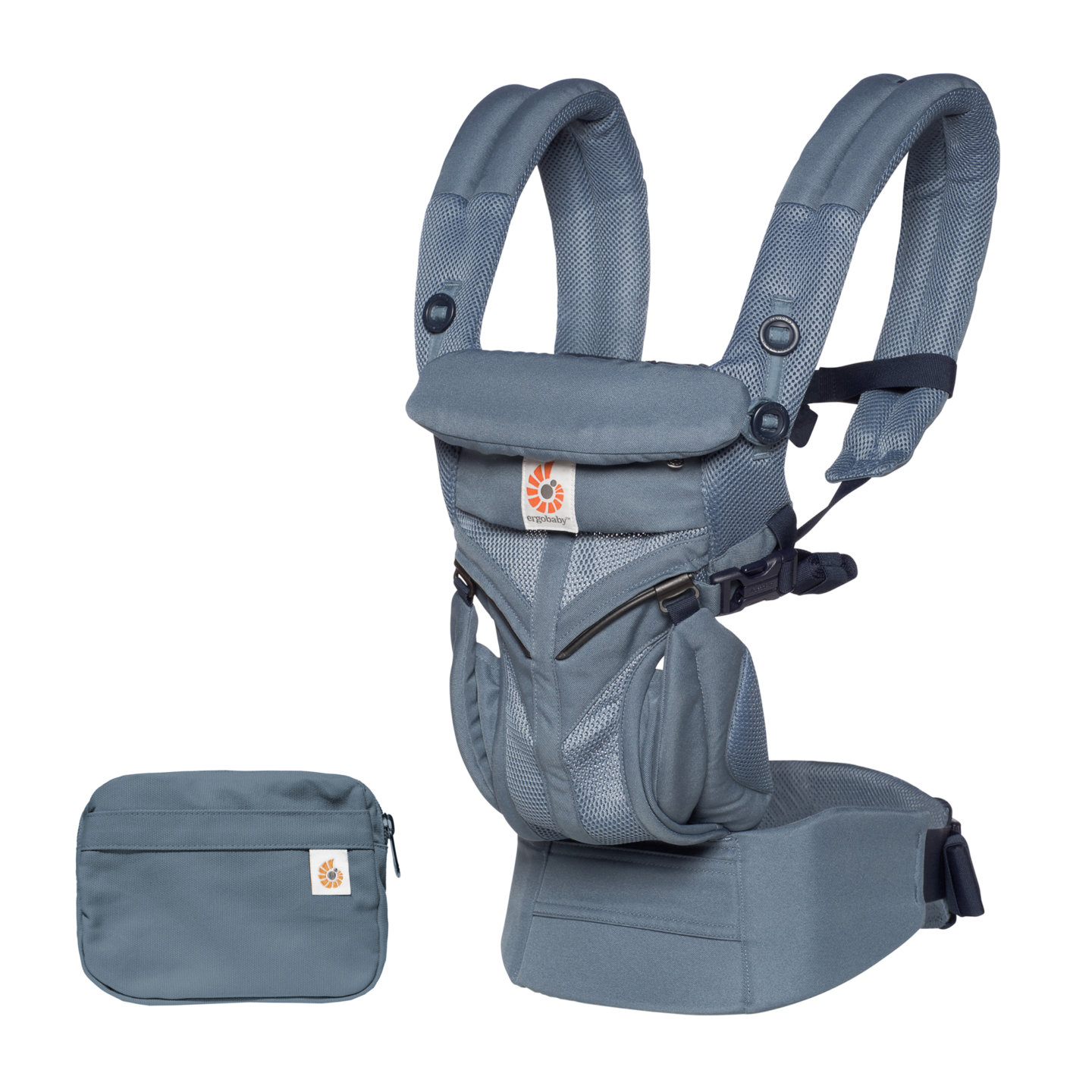OMNI-360-Cool-AIr-Mesh-Oxford-Blue-02 Ergobaby Nosiljka Cool Air Omni 360 – Oxford plava - Image 1