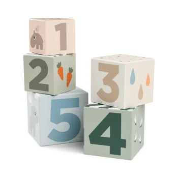Done by Deer Kocke za slaganje piramide Colour mix – Deer friends