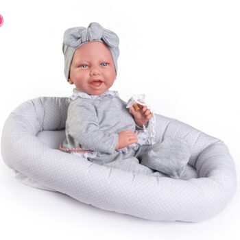 Antonio Juan lutka CARLA beba sa gnijezdom 42cm