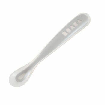 BEABA Prva kašikica za hranjenje Ergonomic Siva