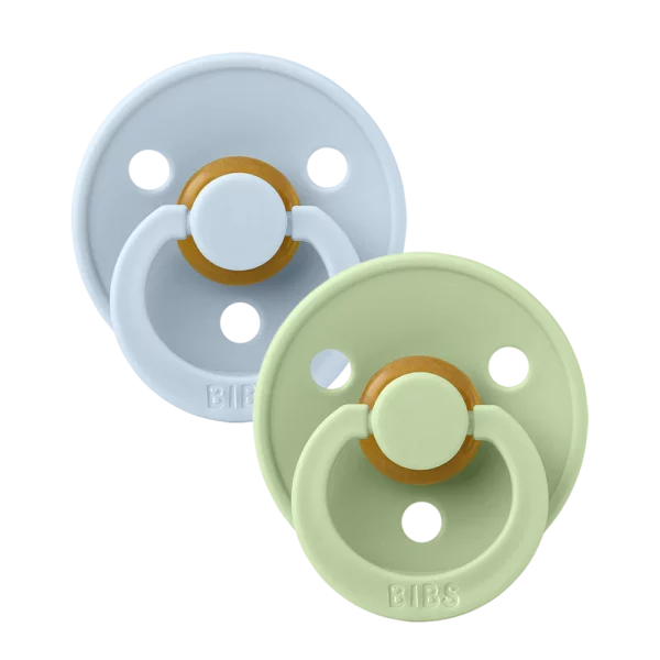 BIB110398-01 BIBS Baby Blue & Pistachio (0-6m) – 2kom - Image 1
