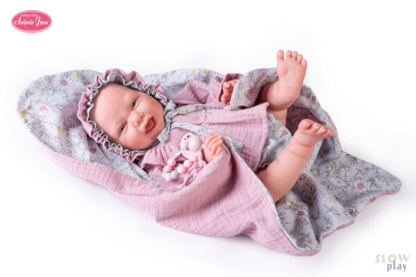 Antonio Juan lutka Reborn Carla - sa dekicom i kapuljačom 42cm - Image 5