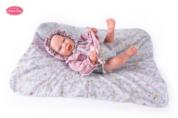 Antonio Juan lutka Reborn Carla - sa dekicom i kapuljačom 42cm - Image 4