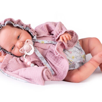 Antonio Juan lutka Reborn Carla - sa dekicom i kapuljačom 42cm
