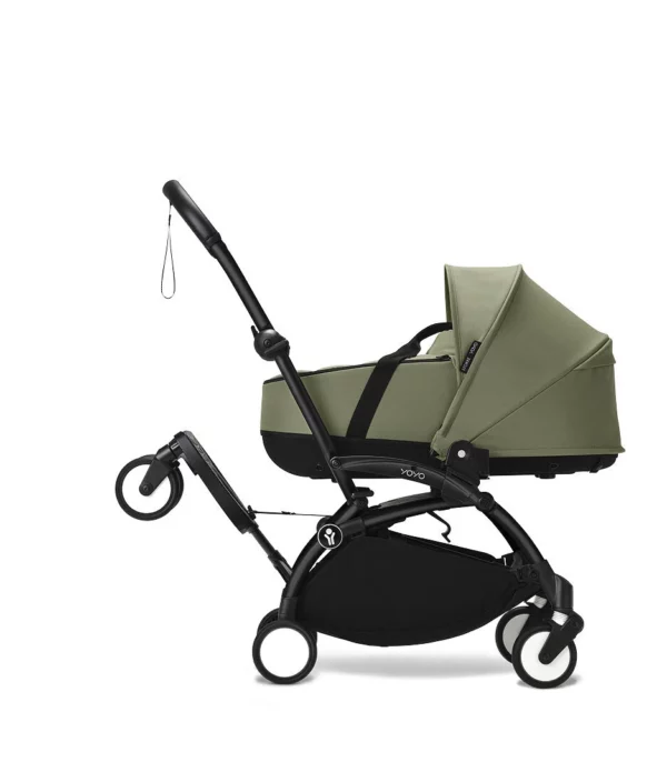 YOYO3_NewbornShell_Olive_BlackFrame_Profile_Board_0254_eCom Stokke YOYO+ Buggy Board - Image 6
