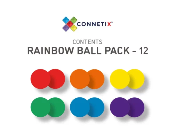 Connetix Tiles - Rainbow Ball Run Replacement set (12 kom) - Image 3