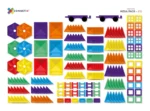 Connetix Tiles - Rainbow Mega set (212 kom) - Image 9