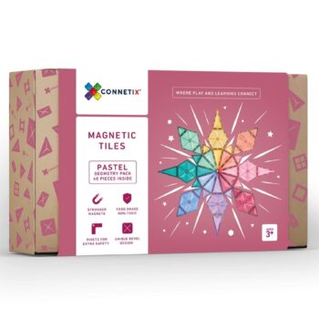 Connetix Tiles - Pastel Geometrijski set (40 kom)