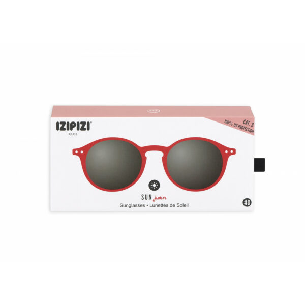 d-sun-junior-red-sunglasses-kids (3) IZIPIZI #D Sun Junior Red (5-10 god.) - Dječije sunčane naočale - Image 5