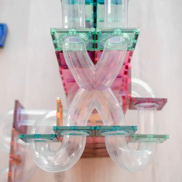 dsc_0619-1536x1536.jpg Connetix Tiles - Pastel Ball Run Expansion set (80 kom) - Image 7