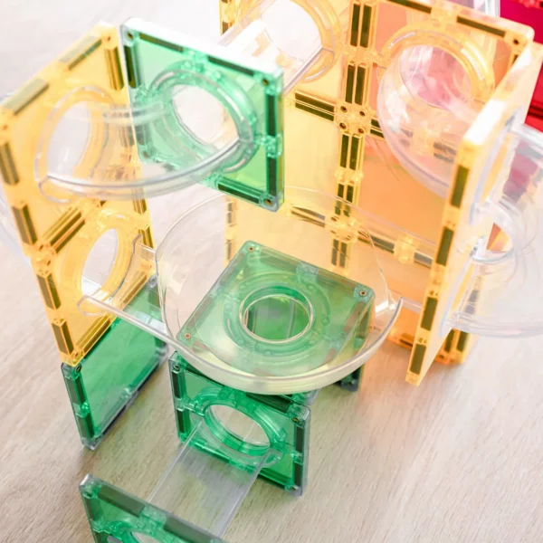 dsc_0638-1536x1536.jpg Connetix Tiles - Rainbow Ball Run Expansion set (66 kom) - Image 3