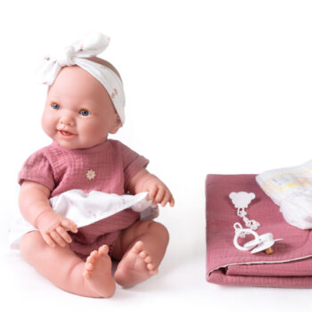 Antonio Juan lutka beba Mia piškilica sa dodatnom haljinicom 42cm